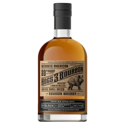 Whiskey Hogs 3 Bourbon Botella