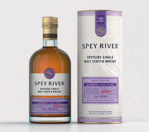 Spey River Single Malt Bourbon Cask Whisky Botella