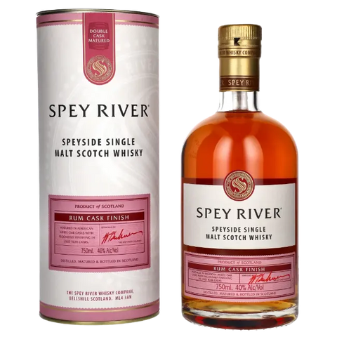Spey River Single Malt Rum Cask Whisky Botella
